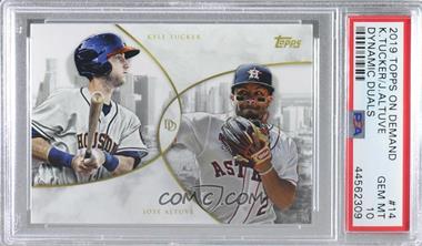 2019 Topps On Demand Dynamic Duals - [Base] #14 - Kyle Tucker, Jose Altuve /850 [PSA 10 GEM MT]