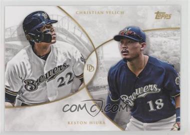 2019 Topps On Demand Dynamic Duals - [Base] #17 - Keston Hiura, Christian Yelich /850