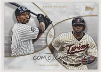 Bernie Williams, Torii Hunter [EX to NM] #/850