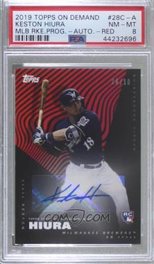 2019 Topps On Demand Rookie Progression - [Base] - Parallel C Autographs #26C-A - Keston Hiura /10 [PSA 8 NM‑MT]