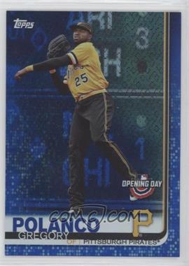 2019 Topps Opening Day - [Base] - Blue Foil #158 - Gregory Polanco [EX to NM]