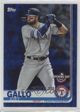 2019 Topps Opening Day - [Base] - Blue Foil #176 - Joey Gallo