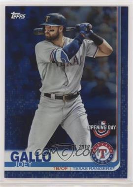 2019 Topps Opening Day - [Base] - Blue Foil #176 - Joey Gallo