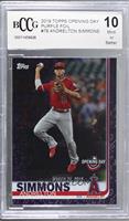 Andrelton Simmons [BCCG 10 Mint or Better]