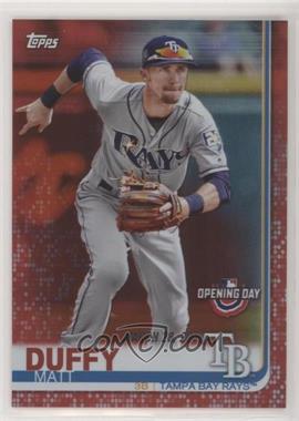 2019 Topps Opening Day - [Base] - Red Foil #114 - Matt Duffy