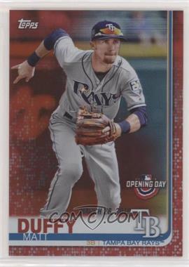 2019 Topps Opening Day - [Base] - Red Foil #114 - Matt Duffy