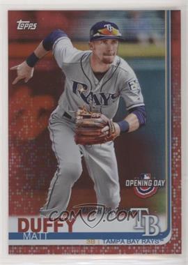 2019 Topps Opening Day - [Base] - Red Foil #114 - Matt Duffy