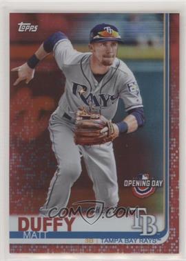 2019 Topps Opening Day - [Base] - Red Foil #114 - Matt Duffy