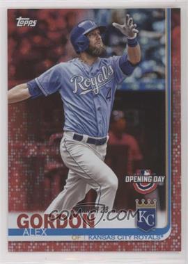 2019 Topps Opening Day - [Base] - Red Foil #58 - Alex Gordon