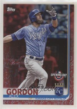 2019 Topps Opening Day - [Base] - Red Foil #58 - Alex Gordon