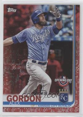 2019 Topps Opening Day - [Base] - Red Foil #58 - Alex Gordon