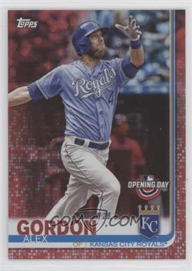 2019 Topps Opening Day - [Base] - Red Foil #58 - Alex Gordon