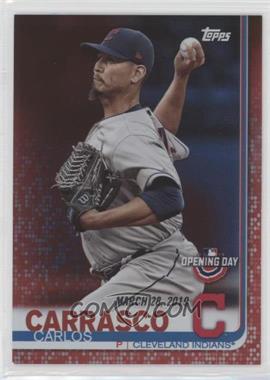 2019 Topps Opening Day - [Base] - Red Foil #72 - Carlos Carrasco