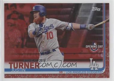 2019 Topps Opening Day - [Base] - Red Foil #79 - Justin Turner