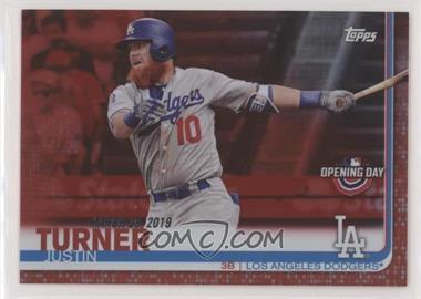 2019 Topps Opening Day - [Base] - Red Foil #79 - Justin Turner