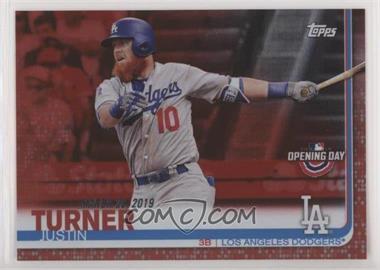 2019 Topps Opening Day - [Base] - Red Foil #79 - Justin Turner