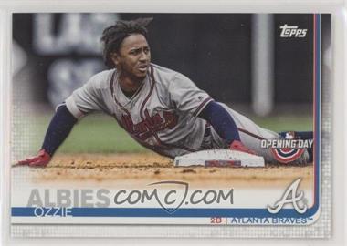 2019 Topps Opening Day - [Base] #98.1 - Ozzie Albies (Horitzontal, Sliding)