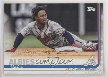 2019 Topps Opening Day - [Base] #98.1 - Ozzie Albies (Horitzontal, Sliding)