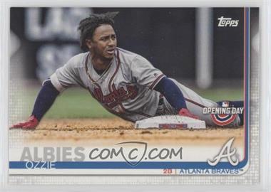 2019 Topps Opening Day - [Base] #98.1 - Ozzie Albies (Horitzontal, Sliding)