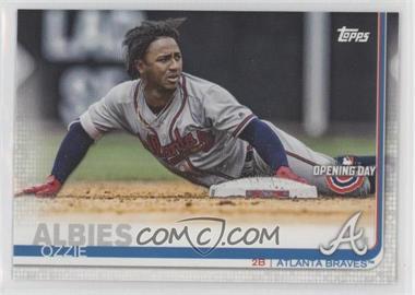 2019 Topps Opening Day - [Base] #98.1 - Ozzie Albies (Horitzontal, Sliding)