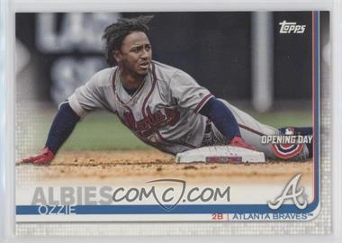 2019 Topps Opening Day - [Base] #98.1 - Ozzie Albies (Horitzontal, Sliding)