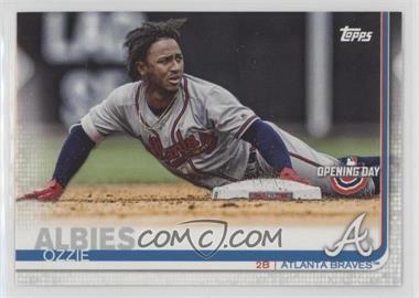 2019 Topps Opening Day - [Base] #98.1 - Ozzie Albies (Horitzontal, Sliding)