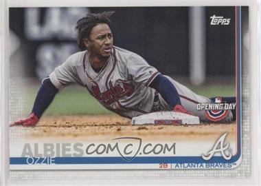 2019 Topps Opening Day - [Base] #98.1 - Ozzie Albies (Horitzontal, Sliding)