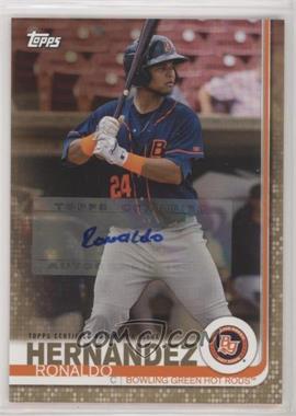 2019 Topps Pro Debut - [Base] - Gold Autographs #98 - Ronaldo Hernandez /50