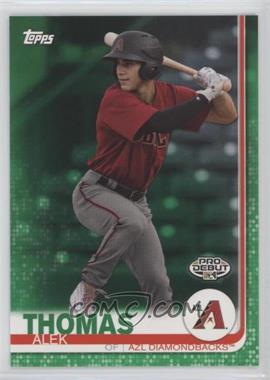 2019 Topps Pro Debut - [Base] - Green #29 - Alek Thomas /99