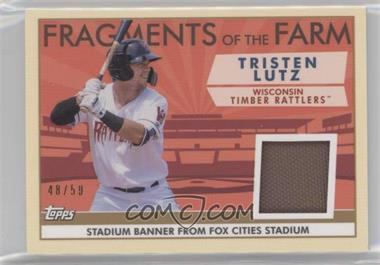 2019 Topps Pro Debut - Fragments of the Farm Relics - Gold #FOF-TR - Tristen Lutz /50
