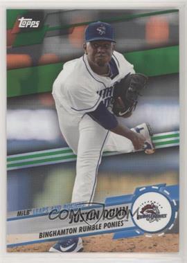 2019 Topps Pro Debut - MLB Leaps and Bounds - Green #LB-JD - Justin Dunn /99