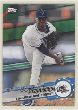 2019 Topps Pro Debut - MLB Leaps and Bounds - Green #LB-JD - Justin Dunn /99