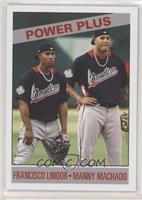 1966 Power Plus Design - Francisco Lindor, Manny Machado #/404