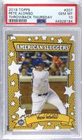 2002 American Pie Sluggers Design - Pete Alonso [PSA 10 GEM MT] …