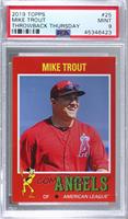1971 Topps Football Design - Mike Trout [PSA 9 MINT] #/674
