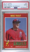 1971 Topps Football Design - Mike Trout [PSA 9 MINT] #/674