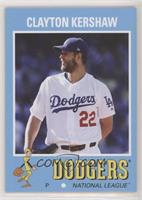 1971 Topps Football Design - Clayton Kershaw #/674