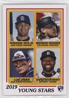 1978 Topps Rookies Designs - Fernando Tatis Jr., Brendan Rodgers, Luis Urias, C…