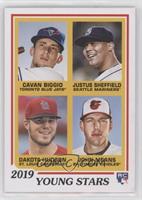 1978 Topps Rookies Designs - Cavan Biggio, Justus Sheffield, Dakota Hudson, Joh…