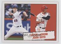 1961 Topps Baseball Thrills Design - Jacob deGrom, Juan Soto [EX to N…