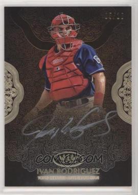 2019 Topps Tier One - Prime Performers Autographs - Silver Ink #PPA-IR - Ivan Rodriguez /10