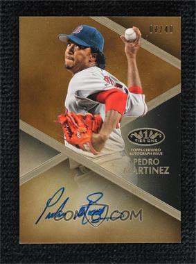 2019 Topps Tier One - Tier One Autographs #T1A-PM - Pedro Martinez /40