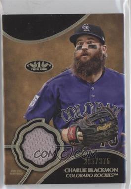 2019 Topps Tier One - Tier One Relics #T1R-CB - Charlie Blackmon /375