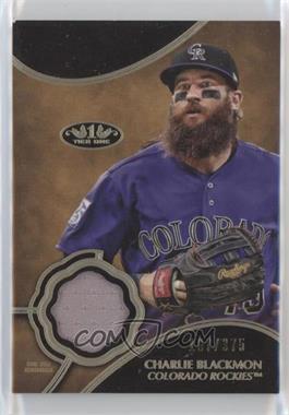 2019 Topps Tier One - Tier One Relics #T1R-CB - Charlie Blackmon /375