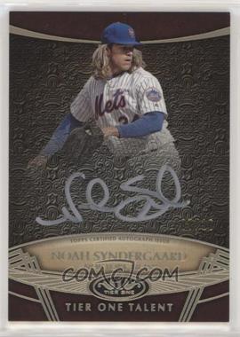 2019 Topps Tier One - Tier One Talent Autographs - Silver Ink #TTA-NS - Noah Syndergaard /10