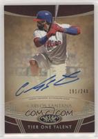 Carlos Santana [Noted] #/240