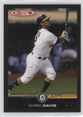 2019 Topps Total - [Base] - Black #689B - Khris Davis /5