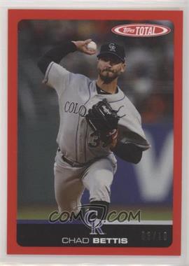 2019 Topps Total - [Base] - Red #49A - Chad Bettis /10 [Noted]