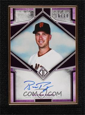 2019 Topps Transcendent - Autographs - Purple #TCA-BP - Buster Posey /10