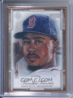2019 Topps Transcendent - Franchise Favorites Reproductions #FFR-MB - Mookie Betts /100